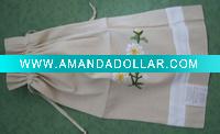 Wholesale 100% cotton shoes bag