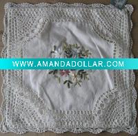 Wholesale ribbon embroidery cushion cover