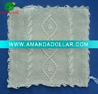 Wholesale 100% cotton hand knit crochet cushion cover houseware household textile