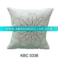 Wholesale Cushion Cover KBC0336 linen/polyester with embroidery