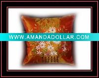 ribbon embroidery cushion