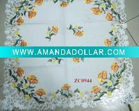 embroidery table cloth