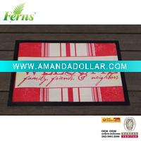 Red Entry Floormat