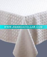 Wholesale jacquard polyester table cloth