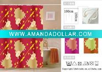 polyester printed shower curtains