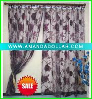 Organza jacquard polyester curtain