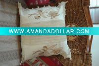 cotton crochet cushion cover