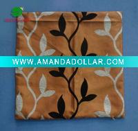 Wholesale Flocked taffeta cushion cover houseware household textile
