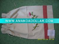 Wholesale 100% cotton shoes bag