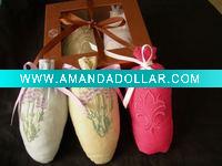 linen shoes pillow