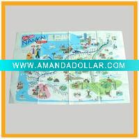 Folding kids using outdoor beach mat