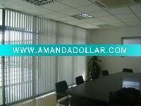 beautiful white fire-proof blinds