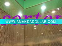 Wholesale architectonic decoration metallic beads curtain