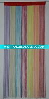 mutli-color string curtain