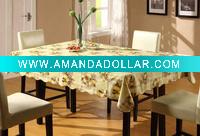 waterproof 100% PVC/vinyl printed tablecloth
