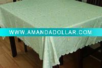 Wholesale polyester table linen Jacquard Table Linen Damask Table Cloth
