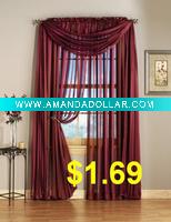 Wholesale Voile Jacquard Curtain (T082)-$1.69/pc