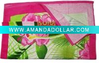 100% cotton velvet beach towel