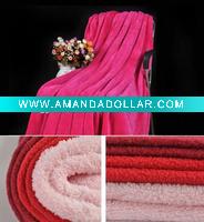 Wholesale 100% Polyester Printed Coral Fleece Blanket