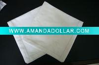 drawnwork embroidered linen napkin