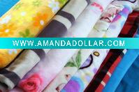 Wholesale mink blanket Pattern Plain Dyed