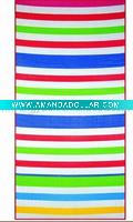 Wholesale the sunbathing colorful PP stripe beach mat in roll