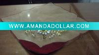 Wholesale Kinds of beads linen napkins for your choose,12*12"
