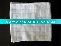 Wholesale 100% cotton white cleaning towel
