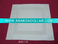Wholesale 100% cotton satin band napkin