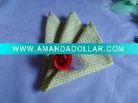 Wholesale Plaid table napkin(ON-012)