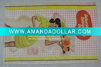 [45*75cm*110g] 100% cotton velour reactive printed kitchen towel