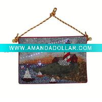 Wholesale canvas prints textile art textile art deco