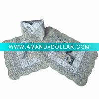 embroidery floor mat