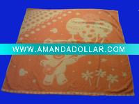 Wholesale 32s 100% cotton jacquard baby's towel quilt