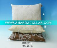 printed linen pillow