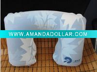 flock printing inflatable pillow