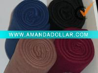 Wholesale Polyester fleece blanket dark color