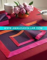 Wholesale X'mas linen placemat table mat table runner