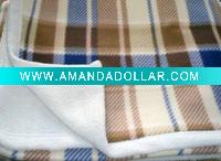 Wholesale 100% polyester polar fleece blankets and throws