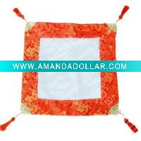 Wholesale 400*400mm Sublimation Lace Pillowcase