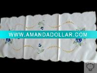 Wholesale cutworkembroidery table runner(SDTR 1101-1)