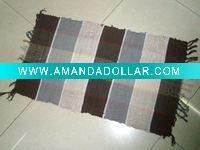 Wholesale color latice sweet cotton cloth rug