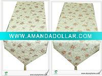 Wholesale 100% polyester table runner/table cloth