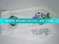 Wholesale 100% polyester material patchwork table runner