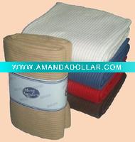 Ribbed Polar fleece Throw