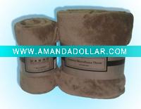 Wholesale 200D Microfleece Throw