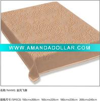 SOLID CORAL FLEECE BLANKETS