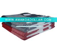 acrylic throw blanket IN CHECKER design