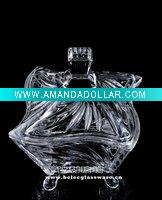 Wholesale Latest design crystal glass jar