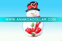 Xmas ceramic cookie jar